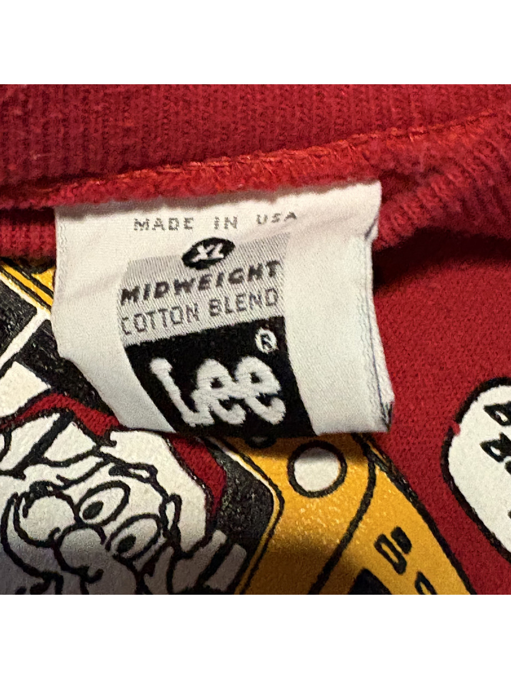 Vintage 90's Lee Women's Christmas Sweatshirt with School Bus Graphic XL - Picture 3 of 6